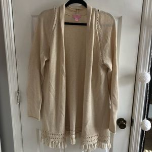 Lilly Pulitzer Fringe Cardigan
